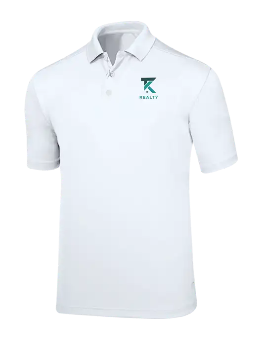 Callaway Core Bright White Performance Polo w/TK Realty Logo