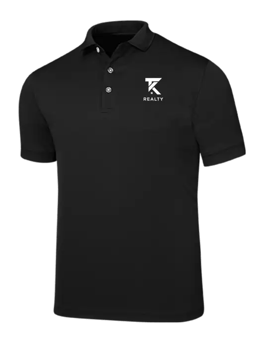 Callaway Ottoman Black Polo w/TK Realty Logo