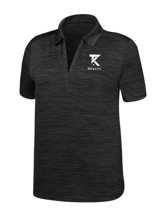 Callaway Womens Black Broken Stripe w/TK Realty Logo