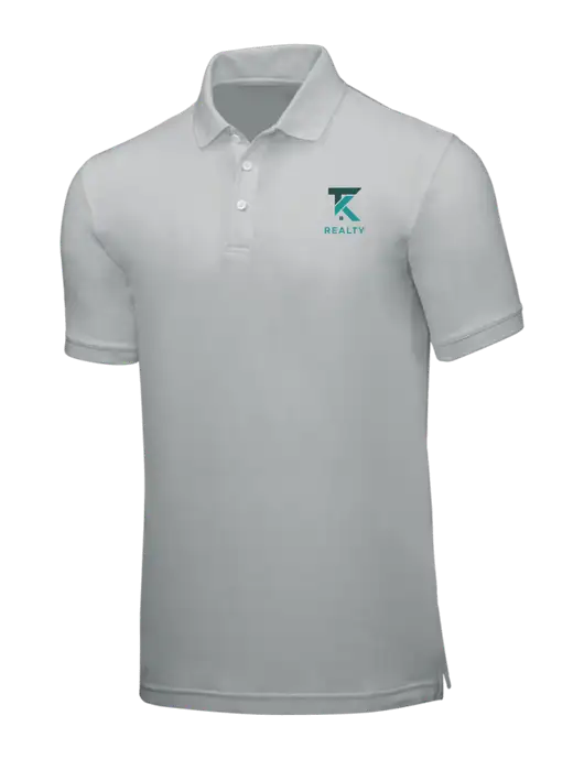Light Grey Core Classic Pique w/TK Realty Logo