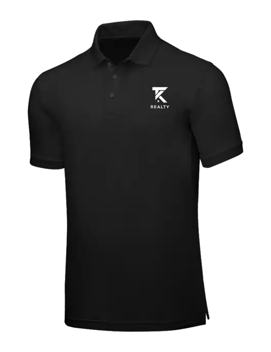 Black Core Classic Pique w/TK Realty Logo