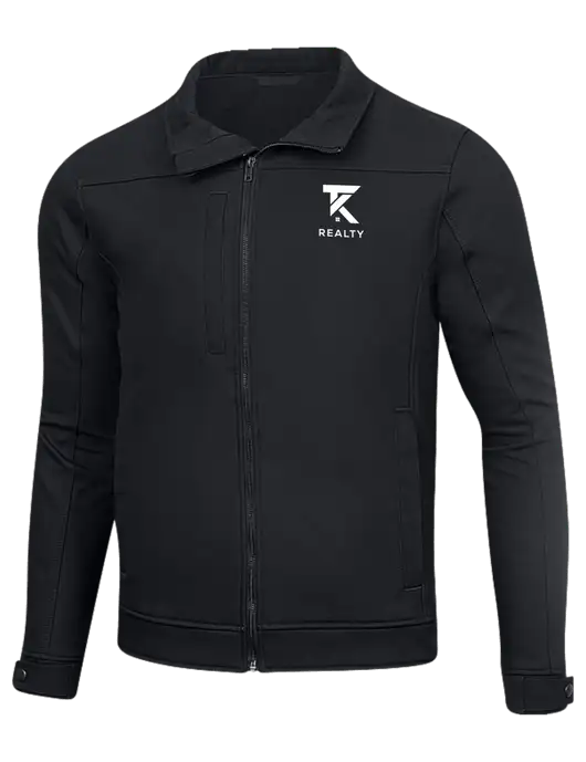 Cornerstone Charcoal Duck Bonded Soft Shell Jacket w/TK Realty Logo