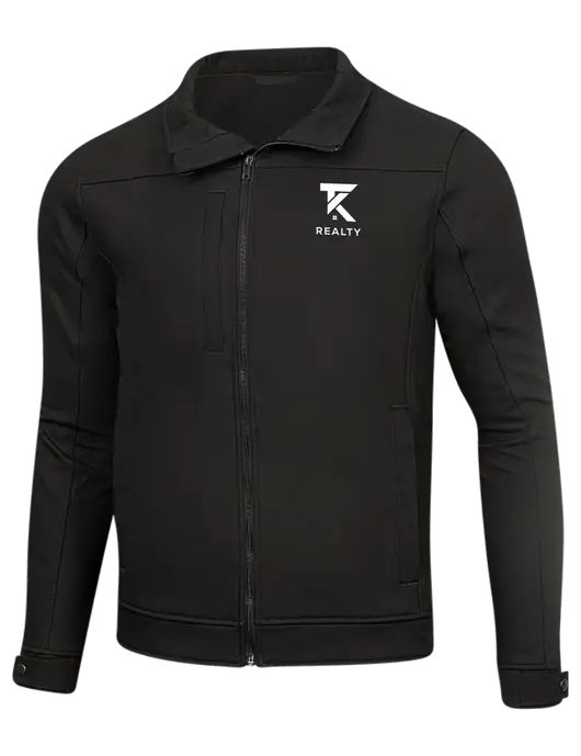 Cornerstone Black Duck Bonded Soft Shell Jacket w/TK Realty Logo