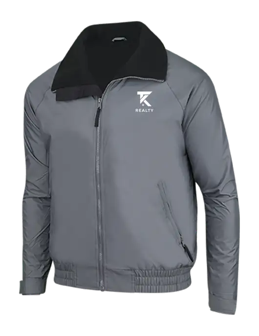 Dark Grey/Black Classic Competitor Jacket w/TK Realty Logo