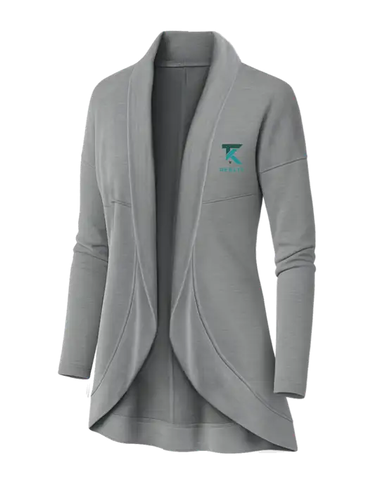OGIO Light Grey Heather Womens Luuma Cocoon Fleece w/TK Realty Logo