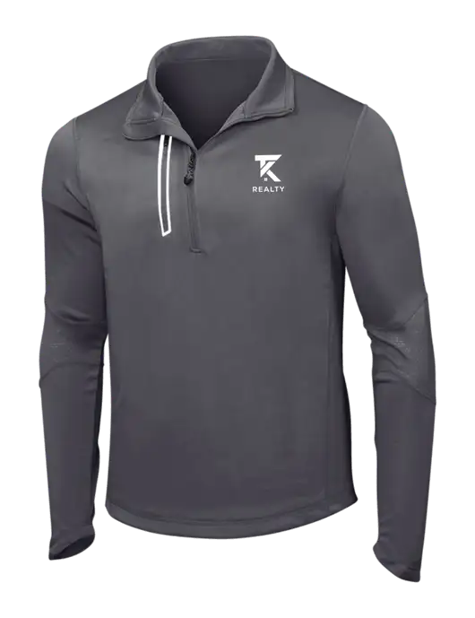 OGIO Gear Grey Endurance Fulcrum 1/4 Zip w/TK Realty Logo