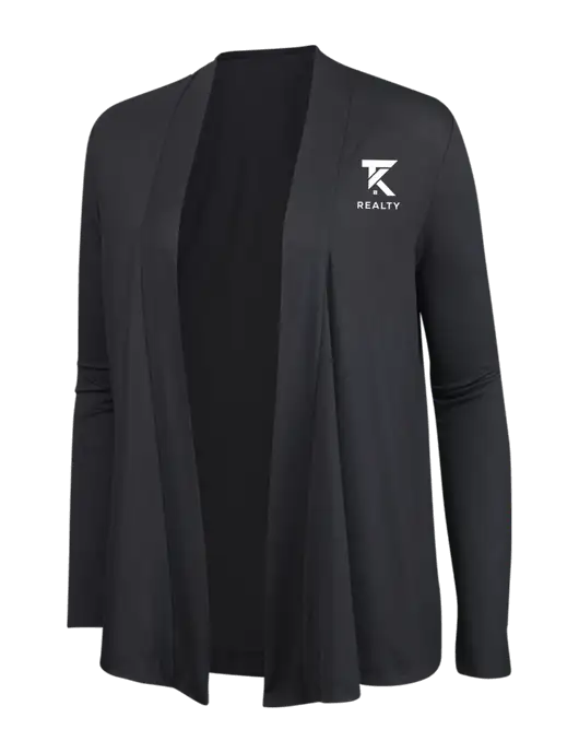 Smoke Grey Womens Concept Cardigan w/TK Realty Logo