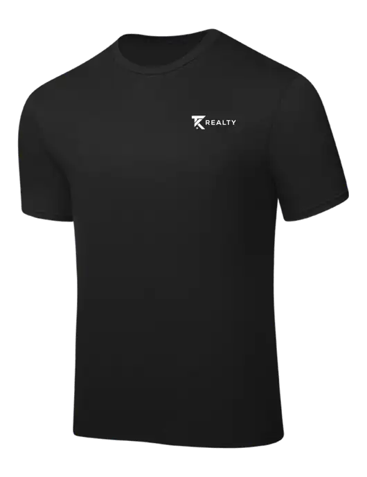 Black PosiCharge Competitor Tee w/TK Realty Logo