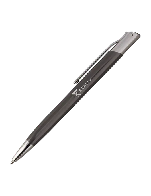 San Malo Gunmetal Pen - Black Ink w/TK Realty Logo