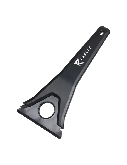 TriBlade Black Windshield Scraper w/TK Realty Logo