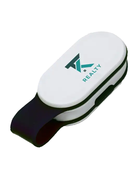 Magna Clip Black Personal Safety Light w/TK Realty Logo