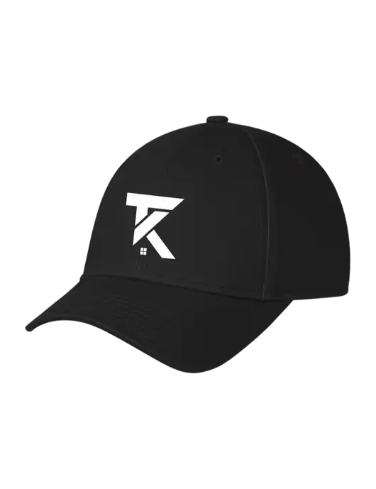 Black Structured Cap Hook & Loop w/TK Realty Logo