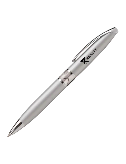 Illusion Silver Pen - Black Ink w/TK Realty Logo