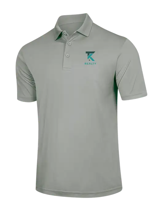 Silver PosiCharge Competitor Polo w/TK Realty Logo