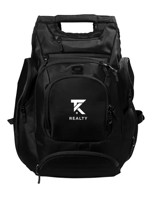 OGIO Blacktop Metro Ballistic Laptop Backpack w/TK Realty Logo