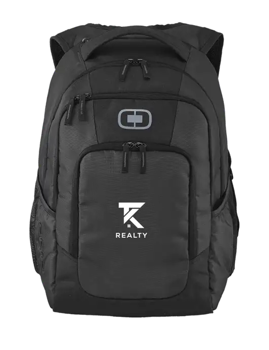 OGIO Diesel Grey Logan Laptop Backpack
 w/TK Realty Logo