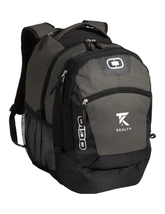 OGIO Grey Rogue Pack
 w/TK Realty Logo