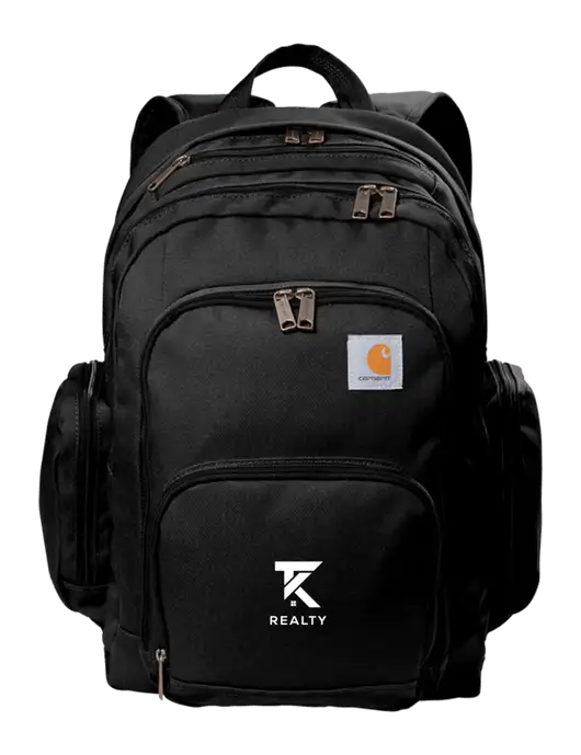 Carhartt Black Foundry Series Pro Backpack w/TK Realty Logo