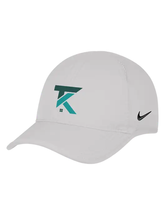 Nike White Featherlight Cap w/TK Realty Logo