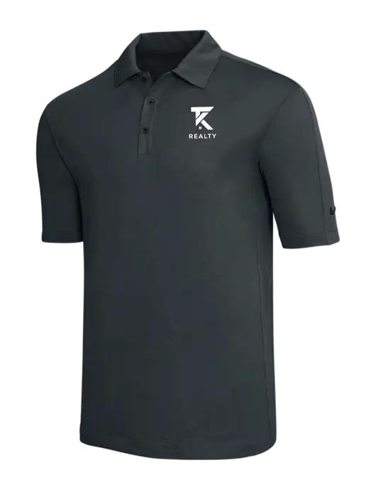 Nike Dark Grey Tech Sport Dri-FIT Polo w/TK Realty Logo