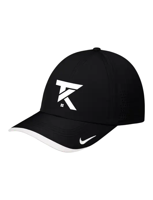 Nike Black/White Dri-FIT Perforated Performance Cap w/TK Realty Logo