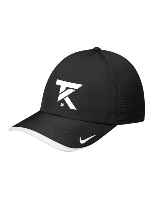 Nike Black/White Dri-FIT Perforated Performance Cap w/TK Realty Logo