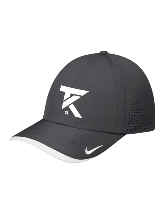 Nike Dark Grey/White Dri-FIT Perforated Performance Cap w/TK Realty Logo