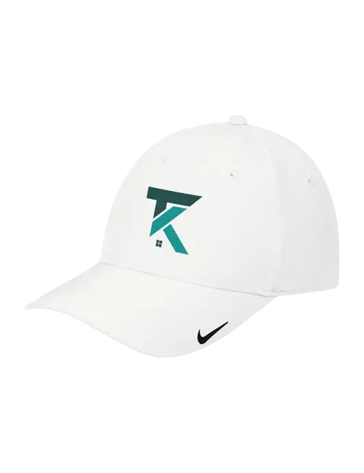 Nike White Dri-FIT Legacy Cap w/TK Realty Logo