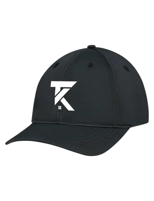 Black Nylon Twill Performance Cap w/TK Realty Logo