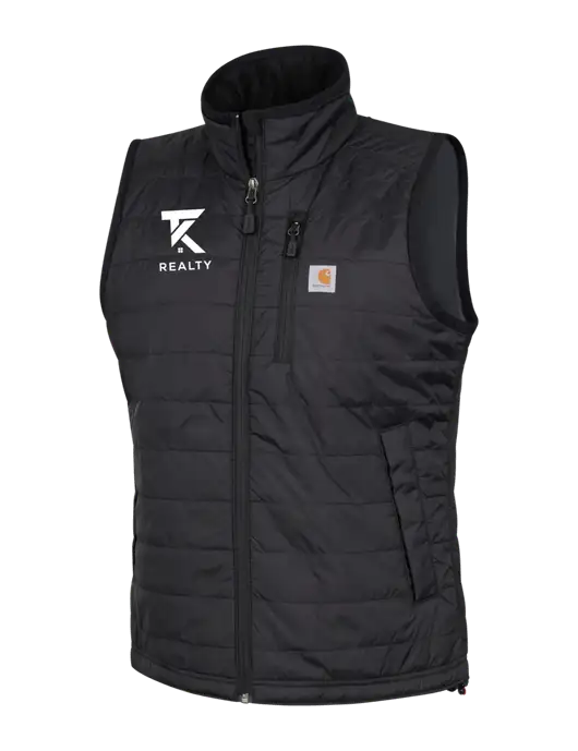 Carhartt Womens Black Gilliam Vest w/TK Realty Logo