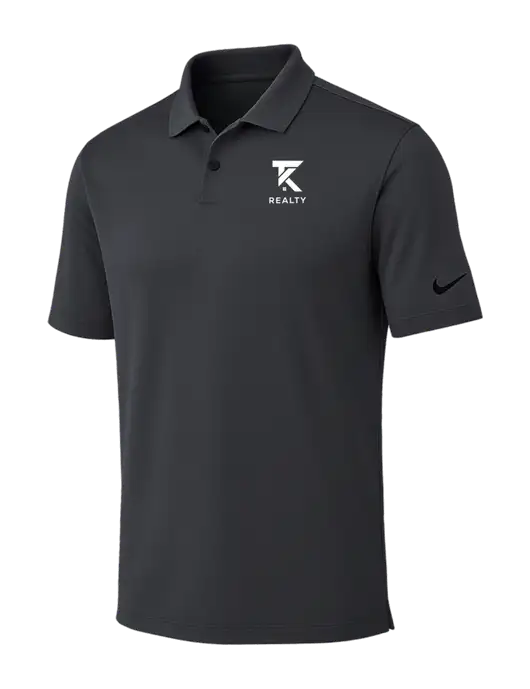 Nike Dark Grey Dri-FIT Vapor Polo w/TK Realty Logo