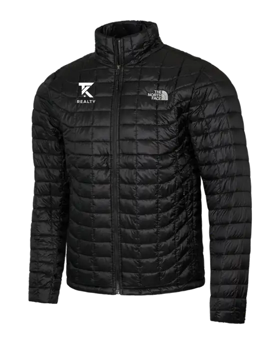 North Face Black ThermoBall Trekker Jacket w/TK Realty Logo
