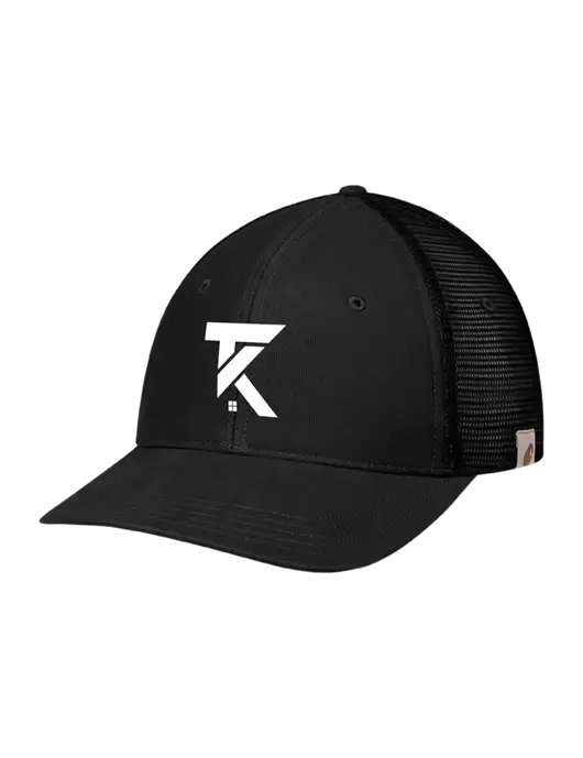 Carhartt Black Canvas Trucker Cap w/TK Realty Logo