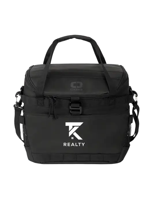 OGIO Black Sprint 24-Pack Cooler w/TK Realty Logo
