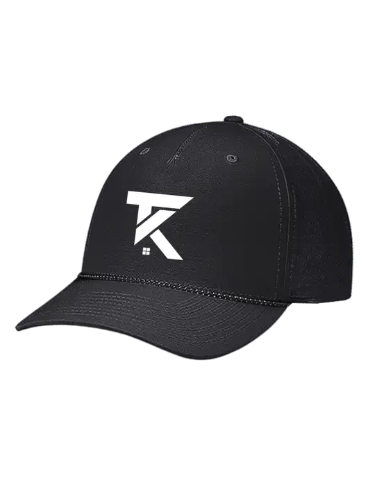 Richardson Laser Perf Performance Black/Black-Grey Rope Cap w/TK Realty Logo
