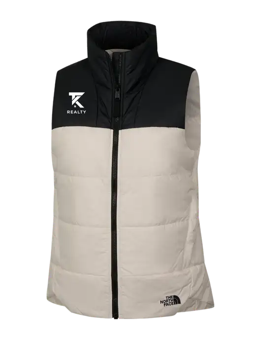 The North Face Womens Ivory Everyday Insulated Vest w/TK Realty Logo
