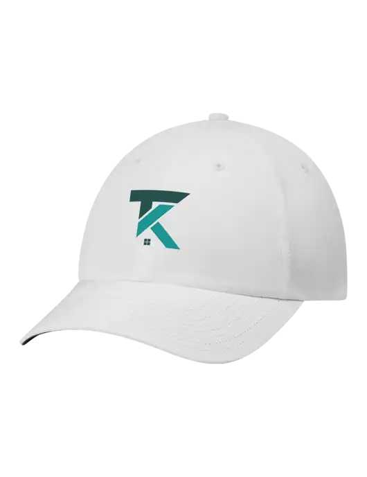 Richardson Relaxed Performance Lite White Cap w/TK Realty Logo