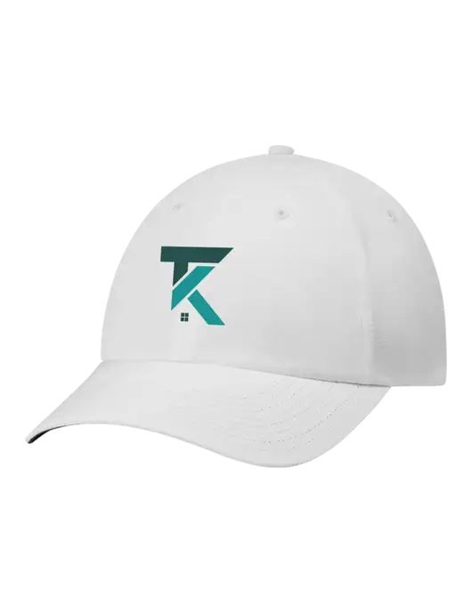 Richardson Relaxed Performance Lite White Cap w/TK Realty Logo