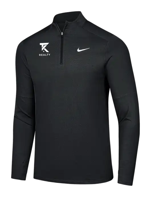 Nike Black Dri-FIT Element 1/2-Zip Pullover w/TK Realty Logo