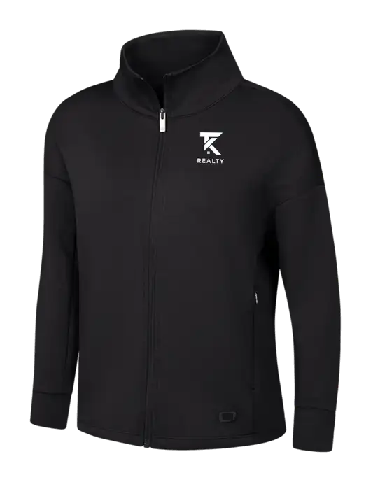 OGIO Womens Black Transcend Full-Zip w/TK Realty Logo