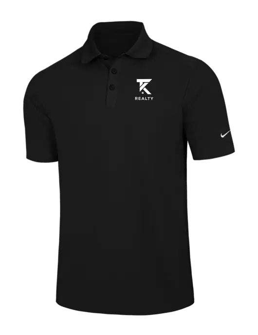 Nike Black Dri-FIT Classic Polo w/TK Realty Logo