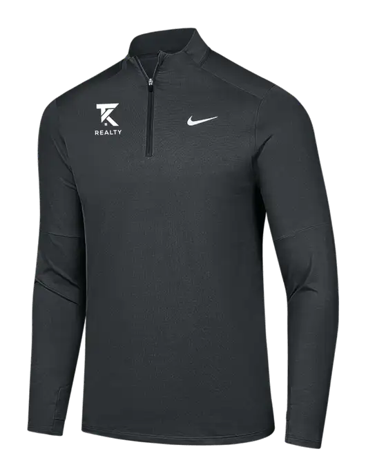 Nike Dark Grey Dri-FIT Element 1/2-Zip Pullover w/TK Realty Logo