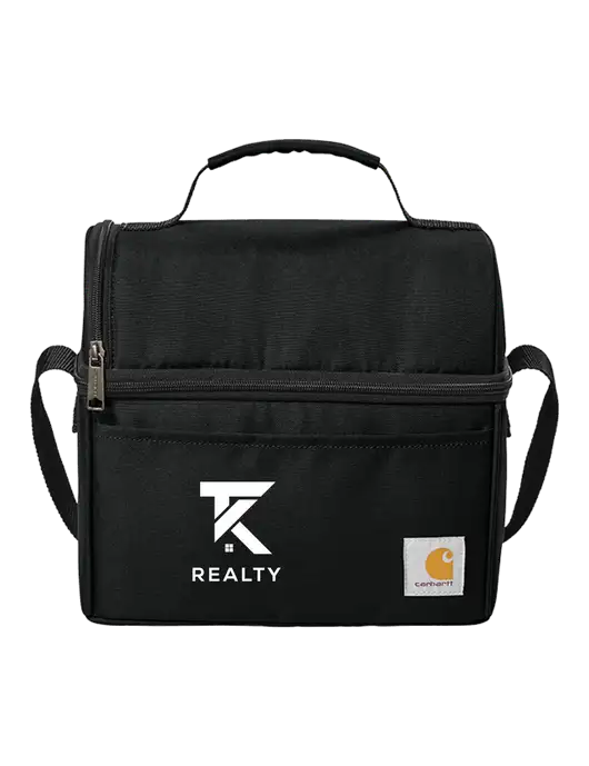 Carhartt Black Lunch 6-Can Cooler w/TK Realty Logo
