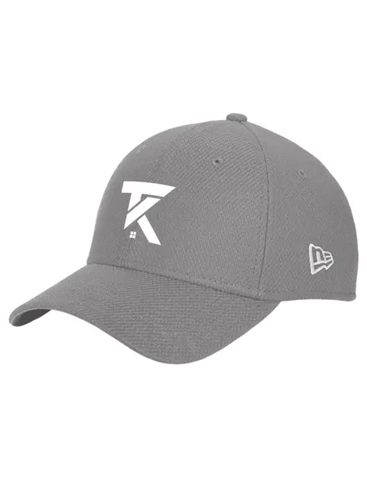New Era Diamond Era Medium Grey Stretch Cap w/TK Realty Logo