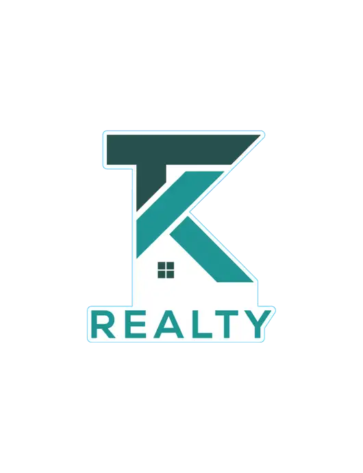 Medium Decal (approx 5.5 in) w/TK Realty Logo