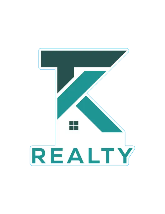 Large Decal (approx 8.5 in) w/TK Realty Logo
