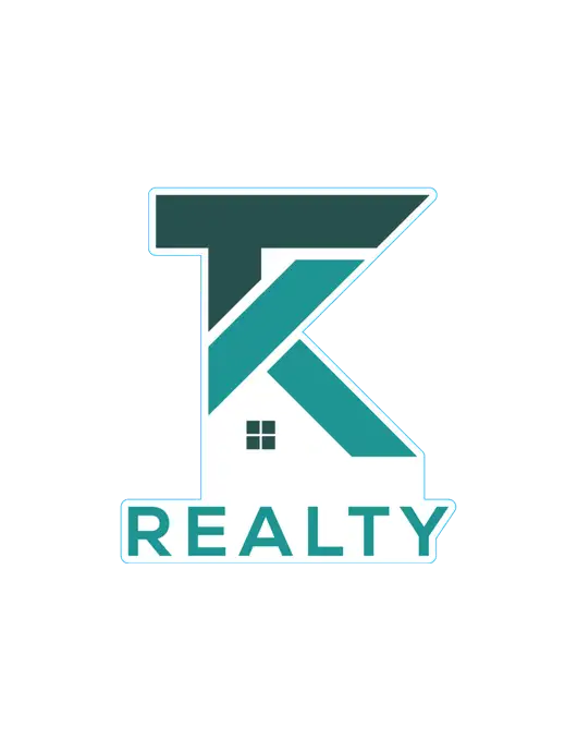 Medium Large Decal (approx 6.75 in) w/TK Realty Logo