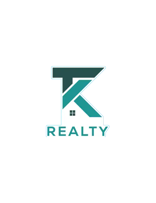 Small Decal (approx 4.5 in) w/TK Realty Logo
