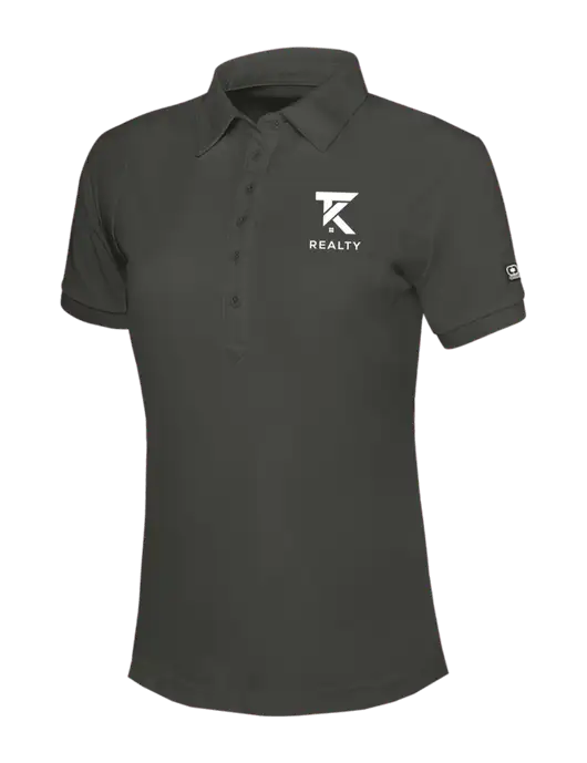 OGIO Womens Dark Grey Jewel Polo w/TK Realty Logo