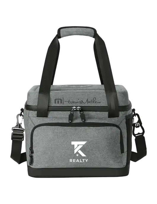 TravisMathew Medium Grey Heather Cruise 24-Can Cooler w/TK Realty Logo
